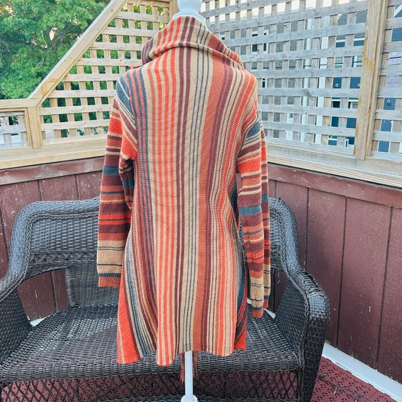 Morningside Rural Fringe Sweater Knitted Cardigan Coat (size S) - Picture 7 of 9